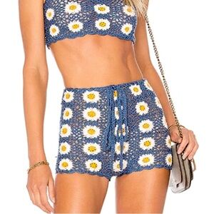 Lovers + friends knit daisy knit shorts